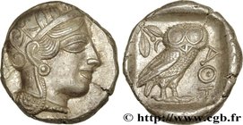 ATTICA - ATHENS
Type : Tétradrachme 
Date : c. 420 AC. 
Mint name / Town : Athènes, Attique 
Metal : silver 
Diameter : 25,5 mm
Orientation dies...