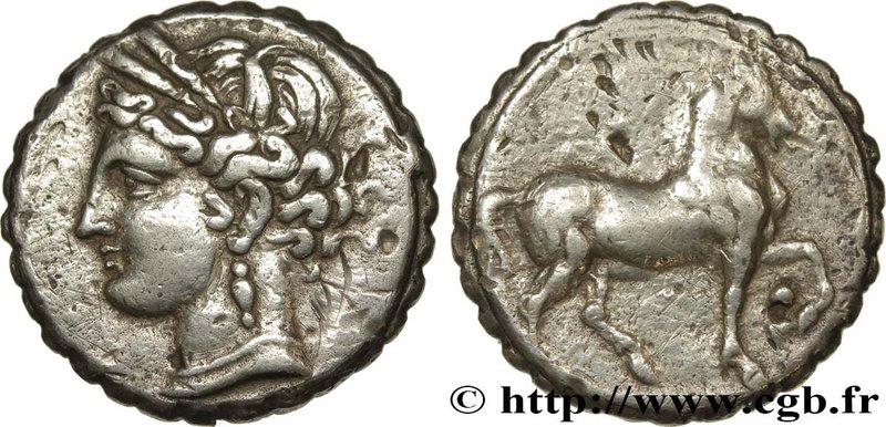 ZEUGITANA - CARTHAGE
Type : Double shekel 
Date : c. 160-146 AC. 
Mint name /...
