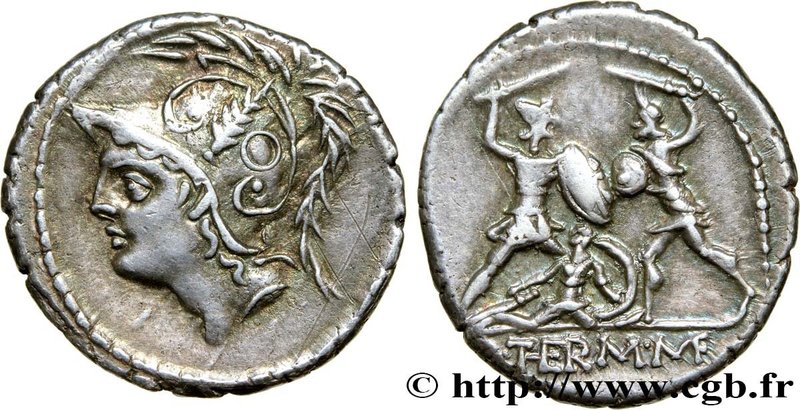 MINUTIA
Type : Denier 
Date : 103 AC. 
Mint name / Town : Rome 
Metal : silv...