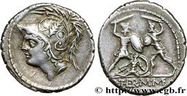 MINUTIA
Type : Denier 
Date : 103 AC. 
Mint name / Town : Rome 
Metal : silver 
Millesimal fineness : 950 ‰
Diameter : 20 mm
Orientation dies :...