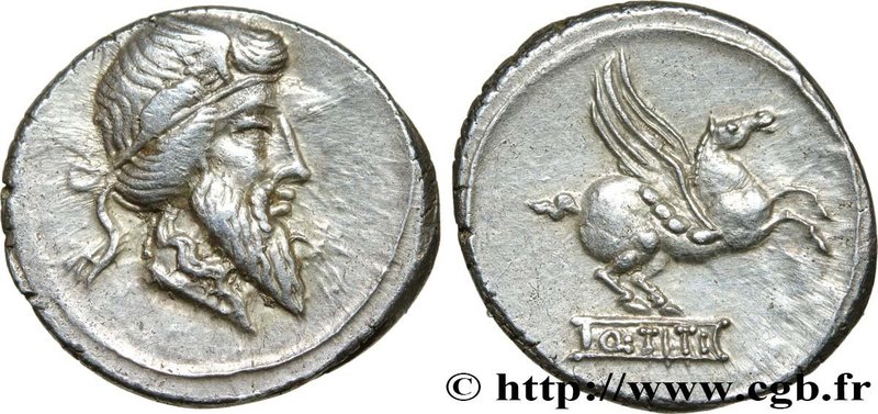 TITIA
Type : Denier 
Date : 90 AC. 
Mint name / Town : Rome 
Metal : silver ...