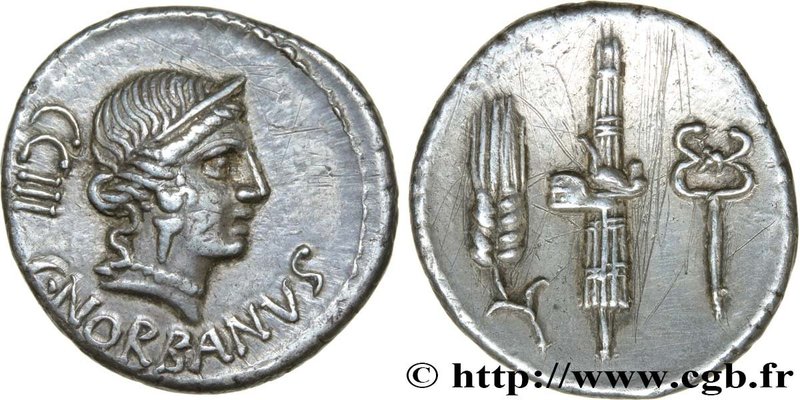 NORBANA
Type : Denier 
Date : 83 AC. 
Mint name / Town : Rome 
Metal : silve...