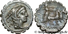 PROCILIA
Type : Denier serratus 
Date : 80 AC. 
Mint name / Town : Rome 
Metal : silver 
Millesimal fineness : 950 ‰
Diameter : 19,5 mm
Orienta...