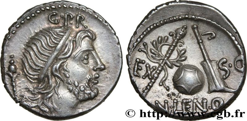 CORNELIA
Type : Denier 
Date : c. 76-75 AC. 
Mint name / Town : Espagne 
Met...