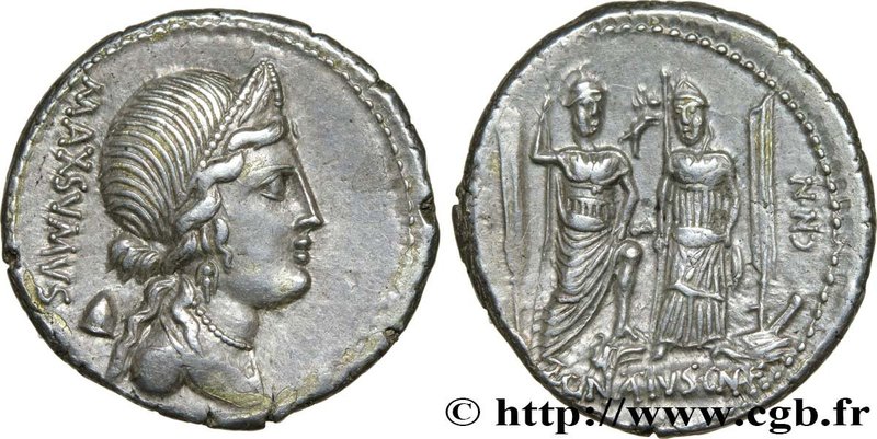 EGNATIA
Type : Denier 
Date : 75 AC. 
Mint name / Town : Rome 
Metal : silve...