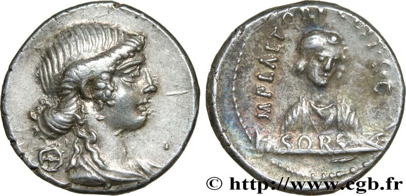 PLAETORIA
Type : Denier 
Date : 69 AC. 
Mint name / Town : Rome 
Metal : sil...