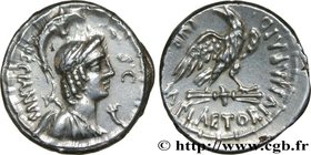 PLAETORIA
Type : Denier 
Date : 67 AC. 
Mint name / Town : Rome 
Metal : silver 
Millesimal fineness : 950 ‰
Diameter : 17,5 mm
Orientation die...