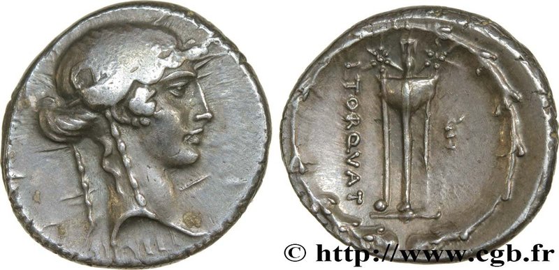 MANLIA
Type : Denier 
Date : 65 AC. 
Mint name / Town : Rome 
Metal : silver...