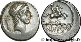 MARCIA
Type : Denier 
Date : 56 AC. 
Mint name / Town : Rome 
Metal : silver 
Millesimal fineness : 950 ‰
Diameter : 20 mm
Orientation dies : 1...