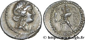 JULIUS CAESAR
Type : Denier 
Date : 47-46 AC. 
Mint name / Town : Afrique, avec César 
Metal : silver 
Millesimal fineness : 950 ‰
Diameter : 18...