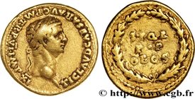 CLAUDIUS
Type : Aureus 
Date : 46 
Mint name / Town : Lyon 
Metal : gold 
Millesimal fineness : + 1000 ‰
Diameter : 19,50 mm
Orientation dies :...