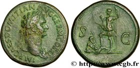 DOMITIANUS
Type : Sesterce 
Date : 04 - 10 
Date : 85 
Mint name / Town : Rome 
Metal : copper 
Diameter : 33,5 mm
Orientation dies : 7 h.
Wei...