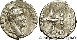 SEPTIMIUS SEVERUS
Type : Denier 
Date : 193 
Mint name / Town : Rome 
Metal : silver 
Millesimal fineness : 650 ‰
Diameter : 18 mm
Orientation ...
