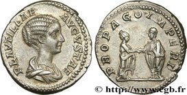 PLAUTILLA
Type : Denier 
Date : 202 
Mint name / Town : Rome 
Metal : silver 
Millesimal fineness : 550 ‰
Diameter : 19 mm
Orientation dies : 6...