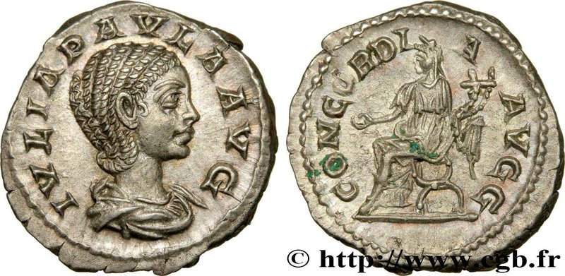 JULIA PAULA
Type : Denier 
Date : 220 
Mint name / Town : Antioche 
Metal : ...