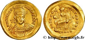 THEODOSIUS II
Type : Solidus 
Date : 430-440 
Mint name / Town : Constantinople 
Metal : gold 
Millesimal fineness : 1000 ‰
Diameter : 20,5 mm
...