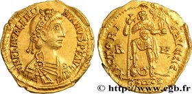VALENTINIAN III
Type : Solidus 
Date : 450-455 
Mint name / Town : Rome 
Metal : gold 
Millesimal fineness : 1000 ‰
Diameter : 22 mm
Orientatio...