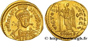 ANASTASIUS
Type : Solidus 
Date : 492-507 
Mint name / Town : Constantinople 
Metal : gold 
Millesimal fineness : 1000 ‰
Diameter : 20 mm
Orien...