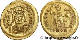 JUSTIN II
Type : Solidus 
Date : 567-578 
Mint name / Town : Constantinople 
Metal : gold 
Millesimal fineness : 1000 ‰
Diameter : 21,5 mm
Orie...