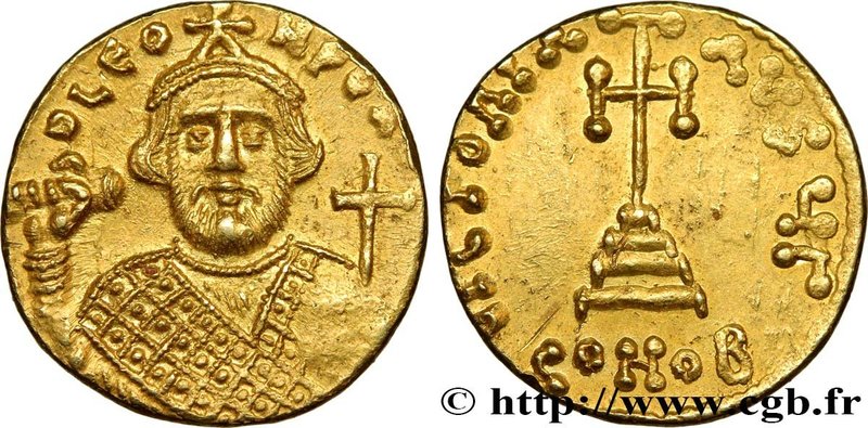 LEONTIUS
Type : Solidus 
Date : c. 695-698 
Mint name / Town : Constantinople...
