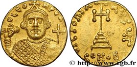 LEONTIUS
Type : Solidus 
Date : c. 695-698 
Mint name / Town : Constantinople 
Metal : gold 
Millesimal fineness : 1000 ‰
Diameter : 18,5 mm
Or...
