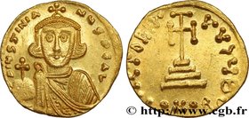 JUSTINIAN II
Type : Solidus 
Date : 687-692 
Mint name / Town : Constantinople 
Metal : gold 
Diameter : 19 mm
Orientation dies : 6 h.
Weight :...