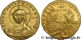 CONSTANTINE VII PORPHYROGENITUS
Type : Solidus 
Date : 945-955 
Mint name / Town : Constantinople 
Metal : gold 
Diameter : 19 mm
Orientation di...