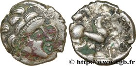 GALLIA - SANTONES / MID-WESTERN, Unspecified
Type : Drachme d’argent à l'hippophore 
Date : c.80-50 AC. 
Metal : silver 
Diameter : 15 mm
Orienta...
