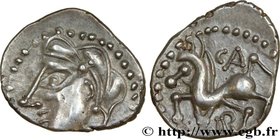 GALLIA - BITURIGES CUBI (Area of Bourges)
Type : Denier CA IVR 
Date : c. 60-50 AC. 
Mint name / Town : Bourges 
Metal : silver 
Diameter : 15 mm...