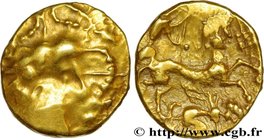 VENETI (Area of Vannes)
Type : Quart de statère d’or à la tête composite, au personnage ailé 
Date : IIe siècle avant J.-C. 
Mint name / Town : Van...