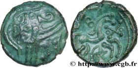 AMBIANI (Area of Amiens)
Type : Bronze du type du denier scyphate BN. 8500 
Date : c. 60-50 AC. 
Mint name / Town : Amiens (80) 
Metal : silver 
...