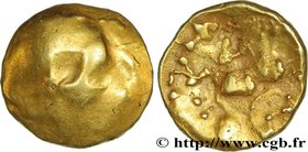 GALLIA BELGICA - ATREBATES (Area of Arras)
Type : Quart de statère en or au croissant 
Date : c. 80-50 AC. 
Metal : gold 
Diameter : 12 mm
Weight...