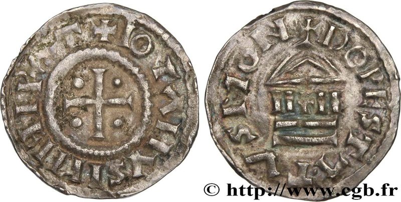 LOTHAIR I
Type : Denier 
Date : c. 817-855 
Date : n.d. 
Mint name / Town : ...