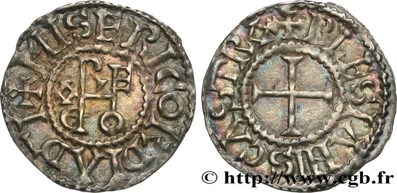 ODO
Type : Denier 
Date : n.d. 
Mint name / Town : Blois 
Metal : silver 
D...