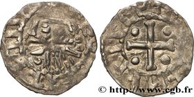 LOTHAIR
Type : Denier 
Date : c. 954-986 
Mint name / Town : Troyes 
Metal : silver 
Diameter : 19,5 mm
Orientation dies : 12 h.
Weight : 1,19 ...