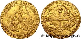 JOHN II "THE GOOD"
Type : Franc à cheval 
Date : 05/12/1360 
Date : n.d. 
Metal : gold 
Millesimal fineness : 1000 ‰
Diameter : 28 mm
Orientati...