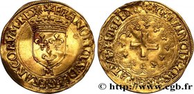 FRANCIS I
Type : Écu d'or à la croisette, 1er type 
Date : 19/03/1541 
Date : n.d. 
Mint name / Town : Toulouse 
Quantity minted : 58200 
Metal ...