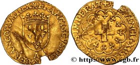 FRANCIS I
Type : Demi-écu d'or à la croisette, 1er type 
Date : 19/03/1541 
Date : n.d. 
Mint name / Town : Paris 
Metal : gold 
Millesimal fine...