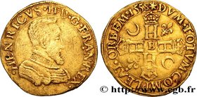 HENRY II
Type : Double Henri d'or, 1er type 
Date : 1558 
Mint name / Town : Rouen 
Metal : gold 
Millesimal fineness : 958 ‰
Diameter : 28 mm
...