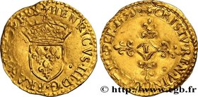 HENRY III
Type : Écu d'or au soleil, 3e type 
Date : 1579 
Mint name / Town : Limoges 
Quantity minted : 991 
Metal : gold 
Millesimal fineness ...