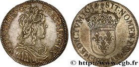 LOUIS XIV "THE SUN KING"
Type : Demi-écu à la mèche longue 
Date : 1654 
Mint name / Town : Nantes 
Quantity minted : 316482 
Metal : silver 
Mi...