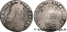 LOUIS XIV "THE SUN KING"
Type : Quart d'écu de Béarn au buste juvénile 
Date : 1679 
Mint name / Town : Pau 
Metal : silver 
Millesimal fineness ...