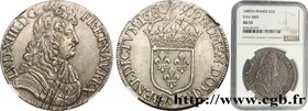 LOUIS XIV "THE SUN KING"
Type : Écu à la cravate, 1er type 
Date : 1680 
Mint name / Town : Rennes 
Quantity minted : 632965 
Metal : silver 
Mi...