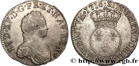 LOUIS XV THE BELOVED
Type : Écu dit "vertugadin" 
Date : 1716 
Mint name / Town : Perpignan 
Quantity minted : 161459 
Metal : silver 
Millesima...
