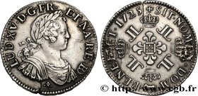 LOUIS XV THE BELOVED
Type : Écu dit "aux huit L" 
Date : 1725 
Mint name / Town : Pau 
Quantity minted : 342001 
Metal : silver 
Millesimal fine...