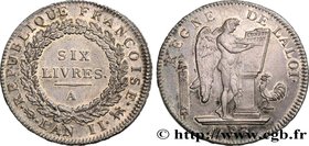 THE CONVENTION
Type : Six livres dit "au génie" 
Date : 1793 
Mint name / Town : Paris 
Metal : silver 
Millesimal fineness : 917 ‰
Diameter : 3...