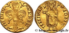 PROVENCE - COUNTY OF PROVENCE - LOUIS I OF TARENTE AND JOANNA OF NAPLES
Type : Florin d'or 
Date : c. 1349 
Date : n.d. 
Mint name / Town : Tarasc...