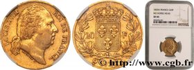 LOUIS XVIII
Type : 20 francs Louis XVIII, tête nue, sans tête de cheval 
Date : 1820 
Mint name / Town : Paris 
Metal : gold 
Millesimal fineness...