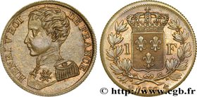 HENRY V COUNT OF CHAMBORD
Type : 1 franc en bronze 
Date : 1832 
Quantity minted : --- 
Metal : bronze 
Diameter : 23,38 mm
Orientation dies : 7...