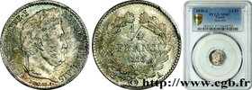 LOUIS-PHILIPPE I
Type : 1/4 franc Louis-Philippe 
Date : 1838 
Mint name / Town : Paris 
Quantity minted : 921.460 
Metal : silver 
Millesimal f...